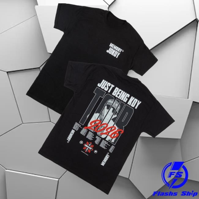 Jo Koy Merch Store Just Being Koy Tour Limted Shirt