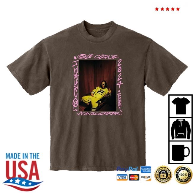 Shop Jhayco Merch Store Le Clique Vida Rockstar (X) Funny Shirt