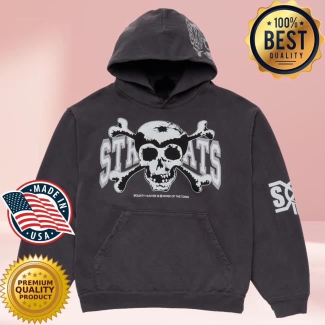 Stray Rats Merch Bounty Hunter College Arch Skull Tee
