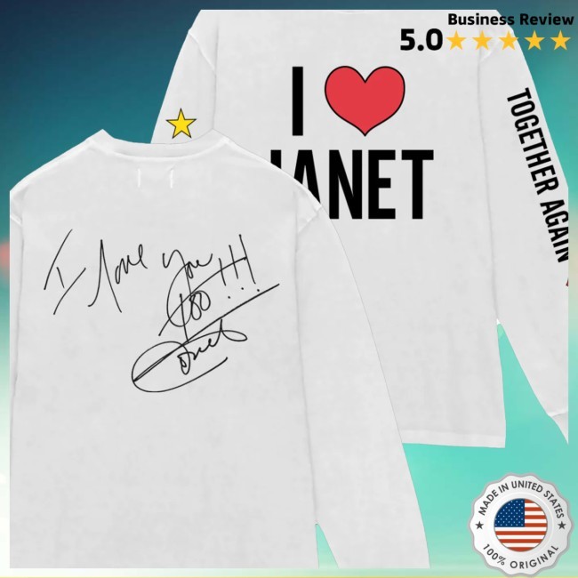Janet Jackson Store Merch I Love Janet Sweater