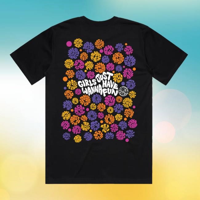 Cyndi Lauper Merch Store 2025 Swirl Tour Tee Shirt
