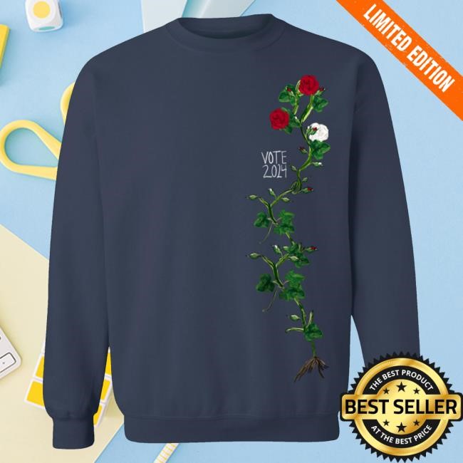 Kamala Harris Merch Jonathan Cohen Floral Vote 2024 Long Sleeve T Shirt
