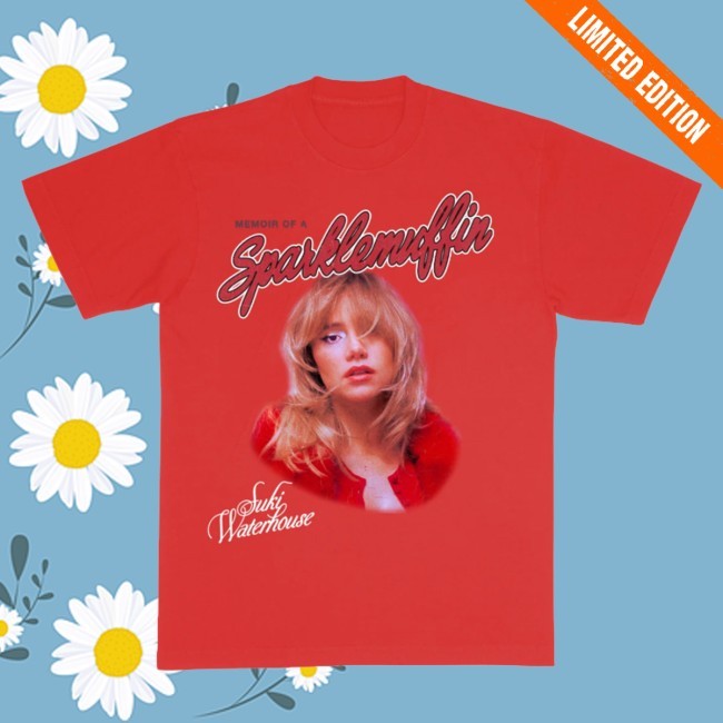 Suki Waterhouse Store Merch Red Sparklemuffin Shirt