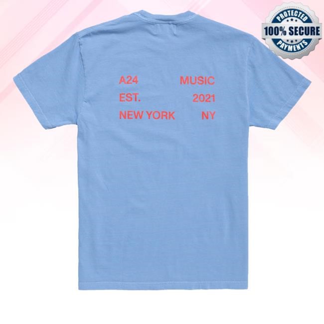 Official A24 Films Merch Shop Store A24 Music Est Shirts