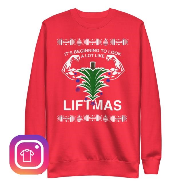 Dommerch Store Beginning To Look Like Liftmas X-Mas Crewneck Sweatshirt
