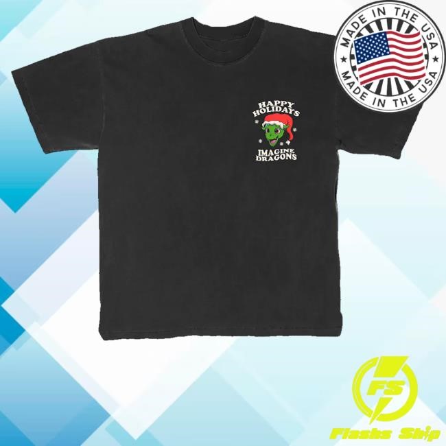 Imagine Dragons Music Merch Shop Cartoon Dragon Holiday Tee Shirt