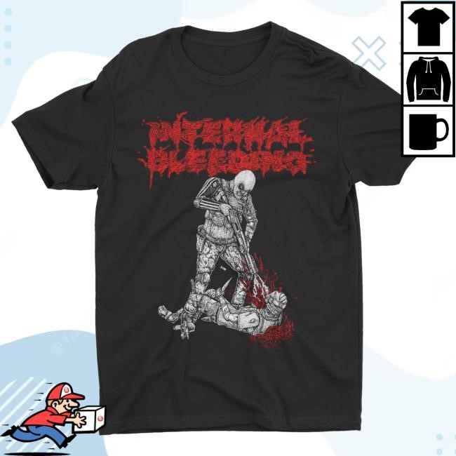 Official Night Shift Merch Internal Bleeding Driven 2 Conquer Crewneck Sweatshirt