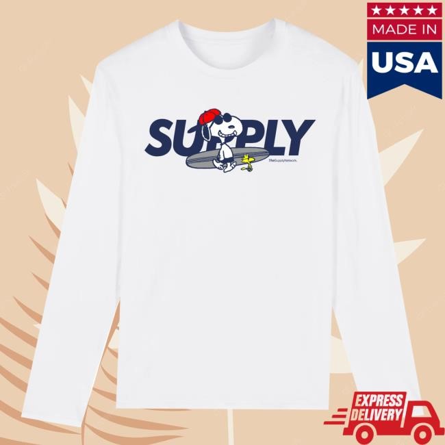 Surfer Dog White Skater T Shirts