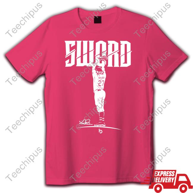 Trevorbauer Store Bauer Outage Sword T Shirt