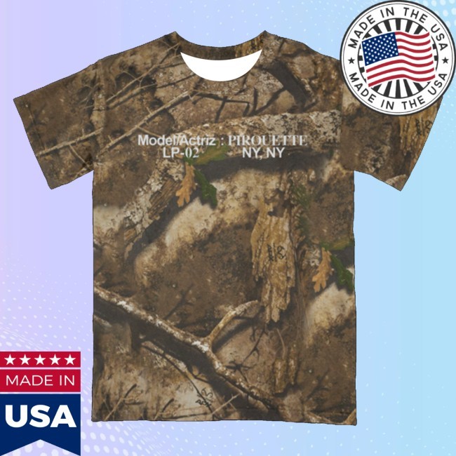 Official Model Actriz Merch Lp-02 Tee Real Tee Shirt