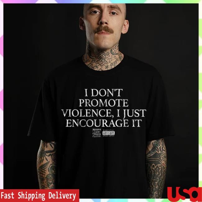 Eminem Store Tdoss Promote Violence Crewneck Sweatshirt