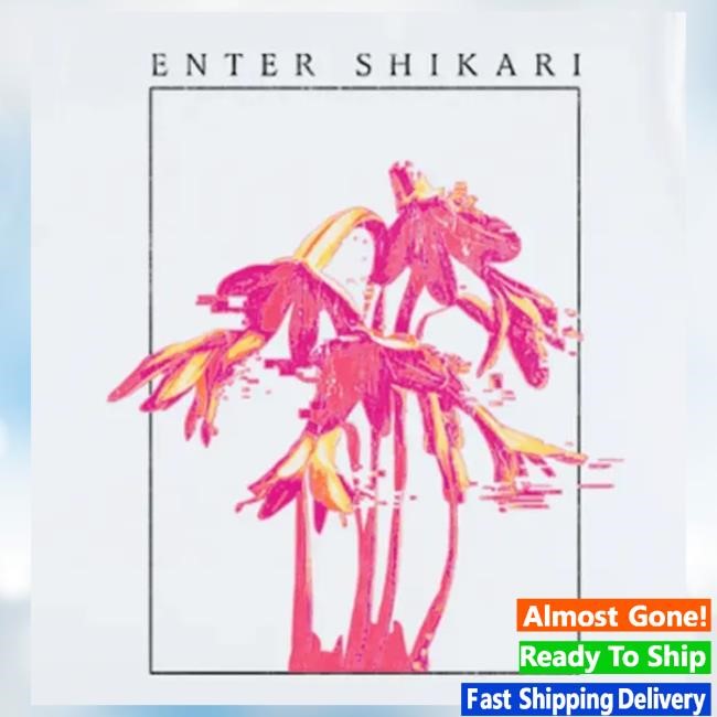 Official Enter Shikari Merch Firelily Short Sleeve Tee White Official Enter Shikari Merch Firelily Sweatshirt White