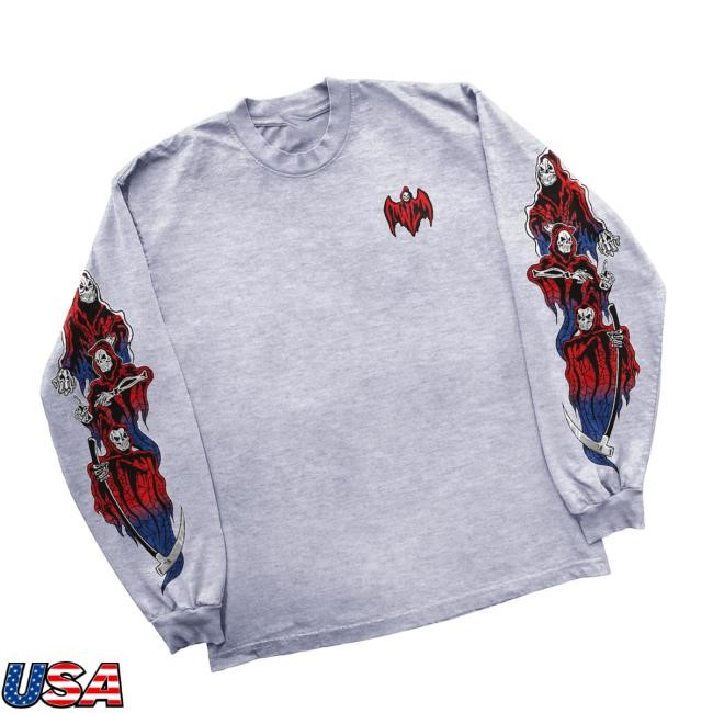Warren Lotas Merch Store Web Three Reapers Shirt, Hoodie, Sweater, Long Sleeve And Tank Top Heather Grey