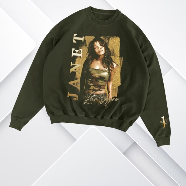 Janet Jackson Merch Store Janet Las Vegas Army Shirt