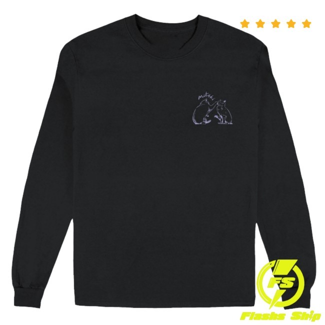 Mitski Store Merch Library Stamp Long Sleeve Tee (Black) Sweatshirt