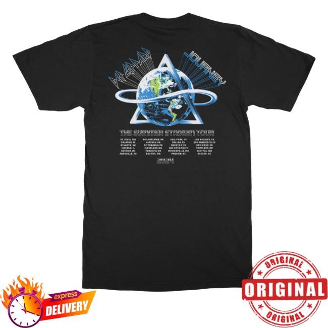 Defleppard Merch Shop Def Leppard X Journey Event Hooded Sweatshirt