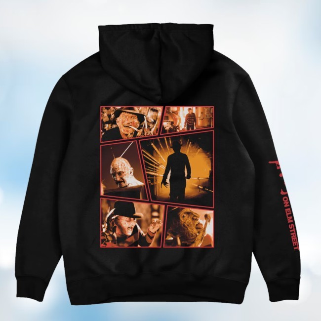 Retrokid Store Merch Nightmare On Elm Street Dreamer Hoodie - Black Sweatshirt