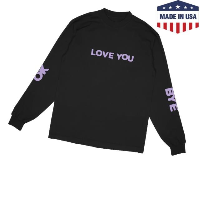 Olivia Dean Merch Store Shop Okay Love You Bye Shirt