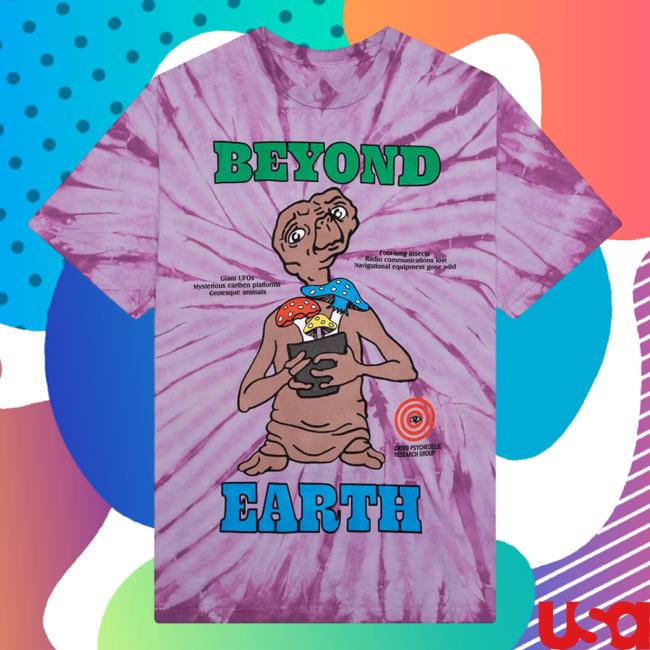 Official Feature Merch Store Shop Crtfd Beyond Earth Popover Shirt - Botanical Tie Dye Purple Feature Apparel Clothing