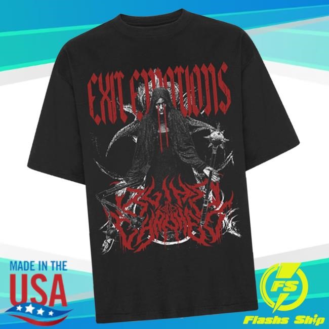 Official Blind Channel Official Merch Shop Limited Edition - Exit Emotions Black Metal Long Sleeve Shirt