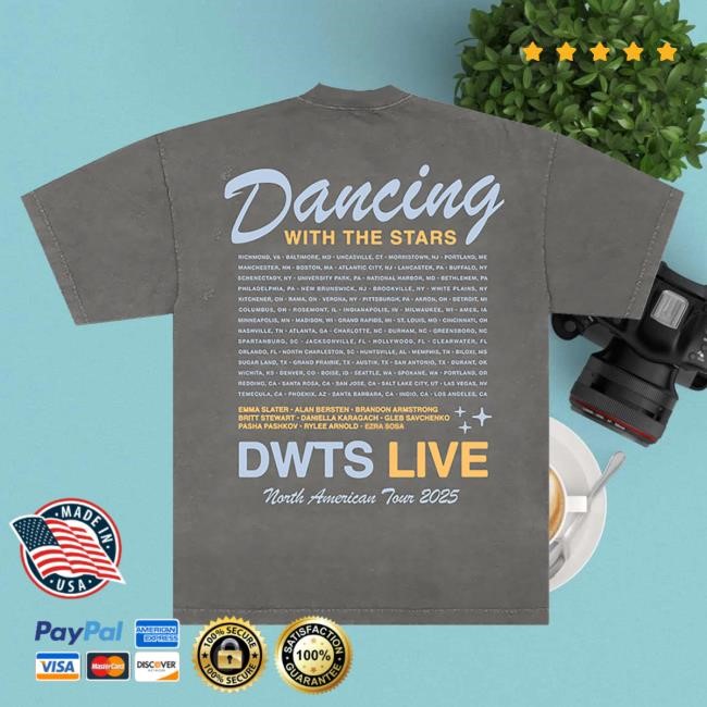 Official Dancing With The Stars Store Dancing With The Stars Live 2025 Event Shirt