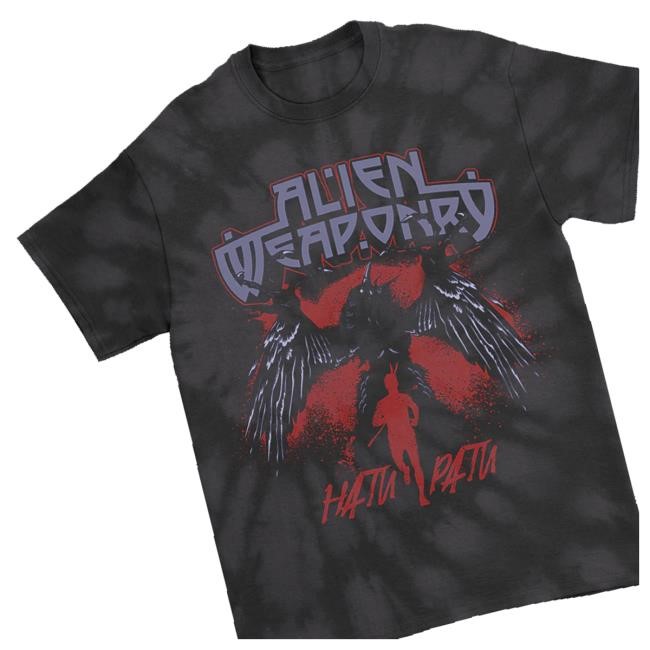 Alien Weaponry Hatu Patu Black Spider Tee