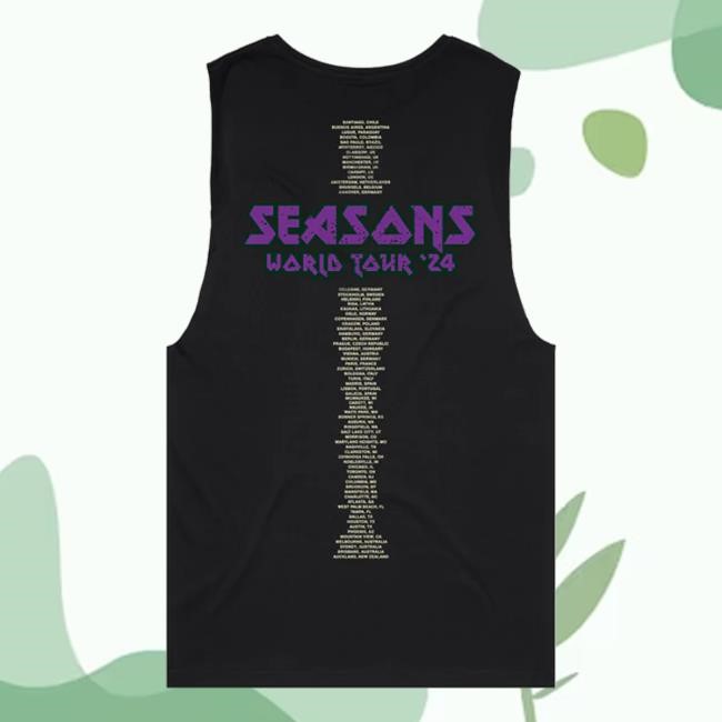 Seasons World Tour Mohawk Skull T Shirts Thirty Seconds To Mars Merch