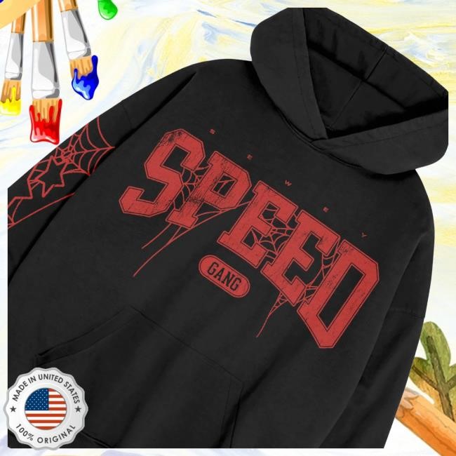 Ishowspeed Store Speed Spider Web Black Pullover Zip Up Hooded Sweatshirt