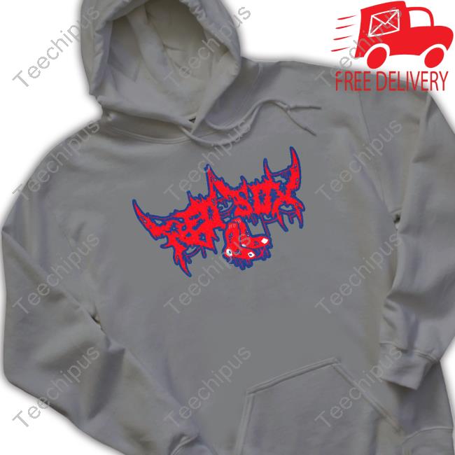 Self-Identified Emo Death Metal Red Sox Logo Long Sleeve Tee
