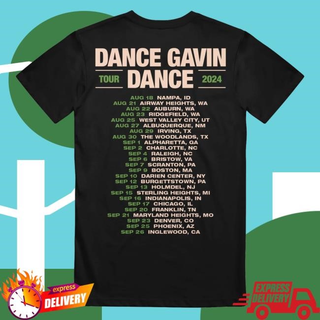 Dance Gavin Dance Strawberry Blossom Tour Tee