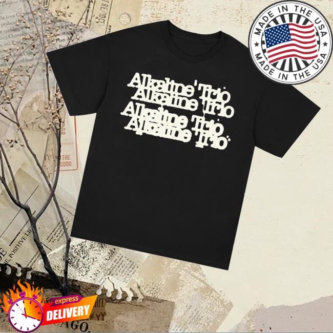 Alkaline Trio Merch Store Shop Cheap Trio Logo New Shirt