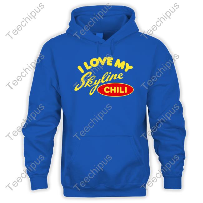 Jon Scott Wearing I Love My Skyline Chili T Shirts