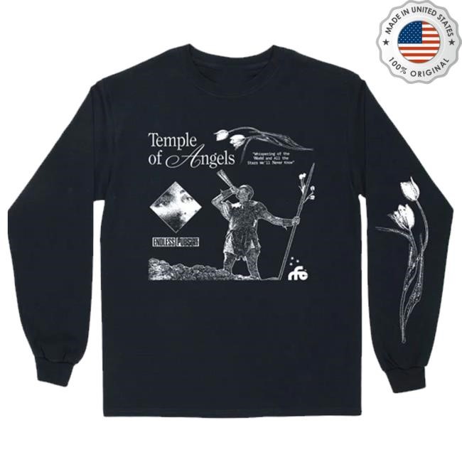 Run For Cover Records Merch Temple Of Angels Herald Long Sleeve Tee