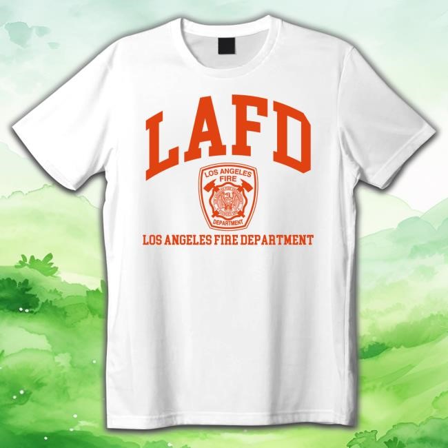 Lafd Uniform Patch Logo Tee Shirt Fire Attire