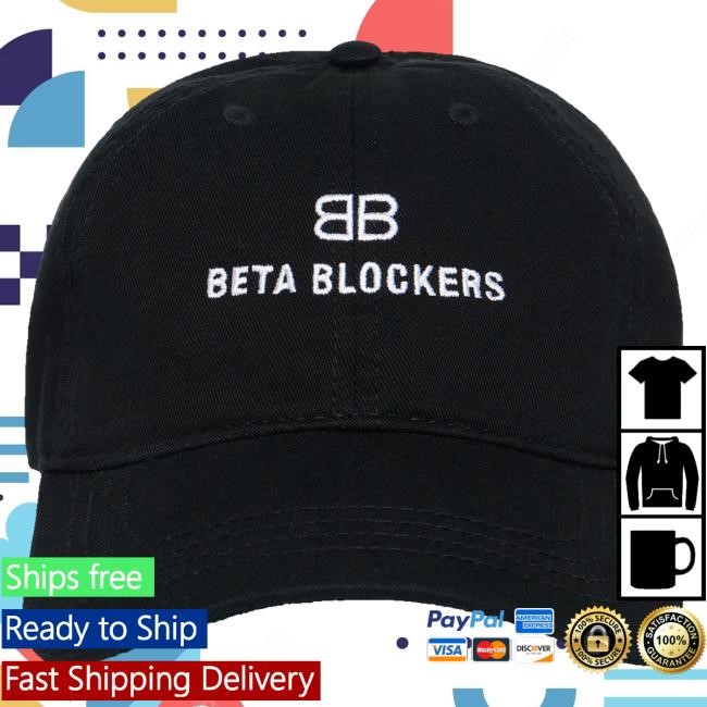Official Giggly Squad Merch Beta Blockers Hat Black headwear