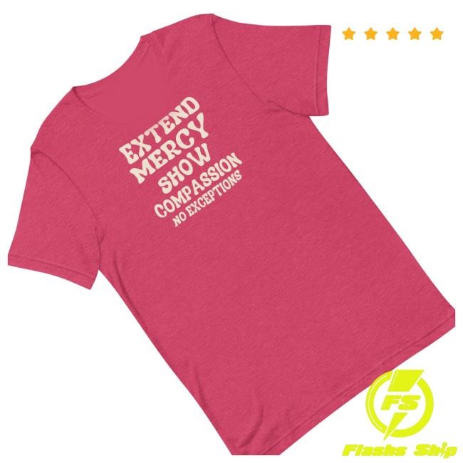 Official Jen Hamilton Extend Mercy Show Compassion No Exceptions Tank Top