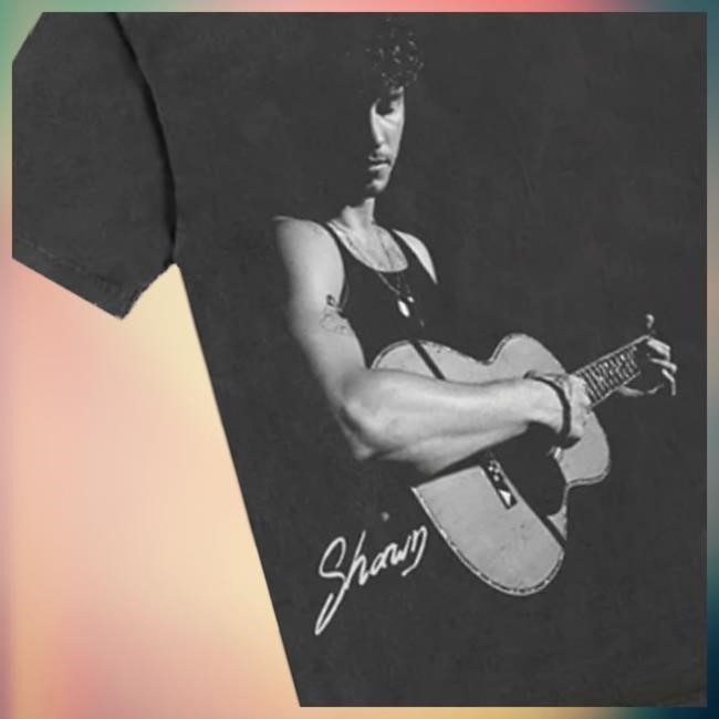 Shawn Mendes Official Store Merch Shop Shawn Photo Classic Shirt