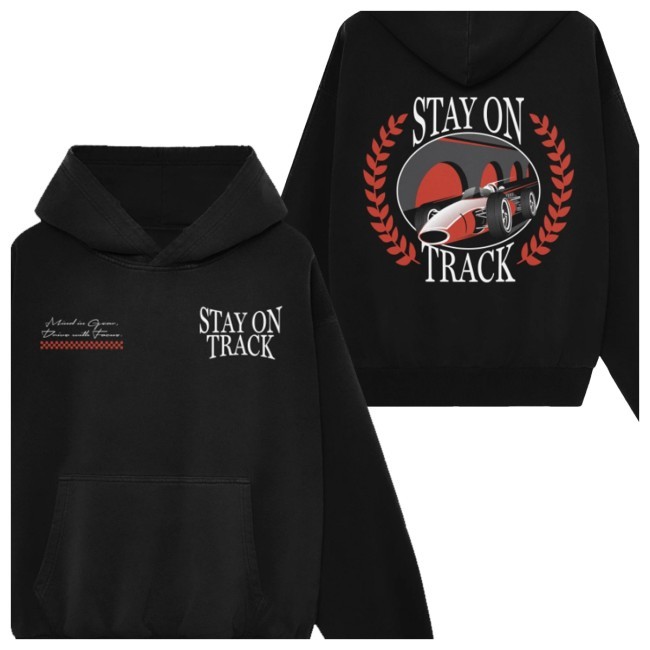Official No Sad Days Store Merch Stay On Track Oversized Shirts