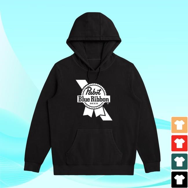Pabst Blue Ribbon Merch Store Simple Logo Tee