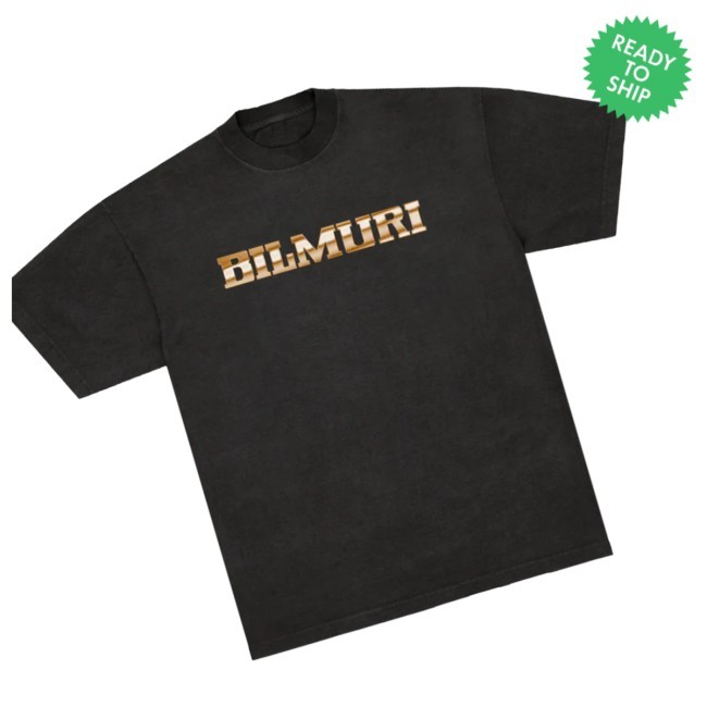 Official Bilmuri Store Merch Gold Logo Shirt