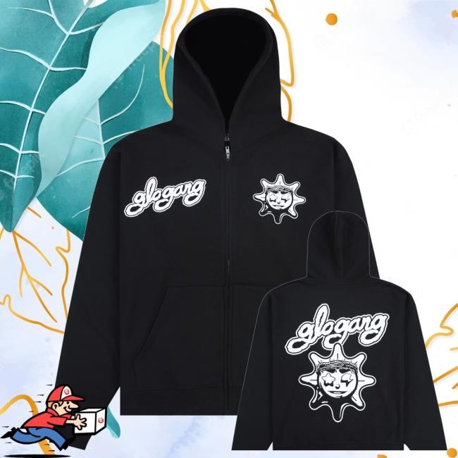 Glo Gang Font Logo Hoodie