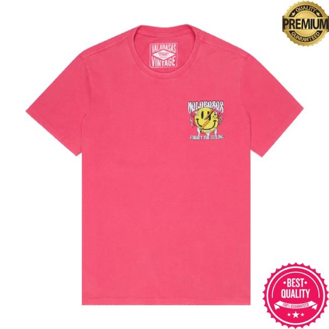 Official Valabasas Shop Merch Store Forget It Vintage Begonia Red Shirt