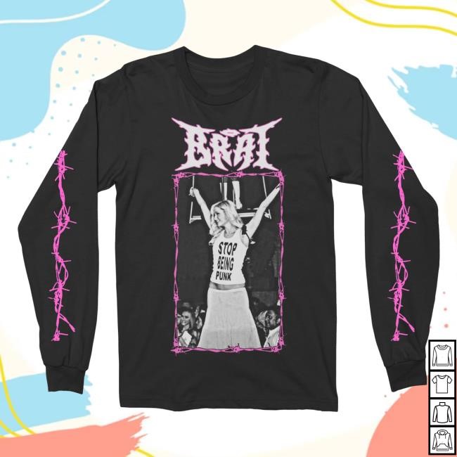 Night Shift Merch Brat - Paris Long Sleeve Sweatshirt