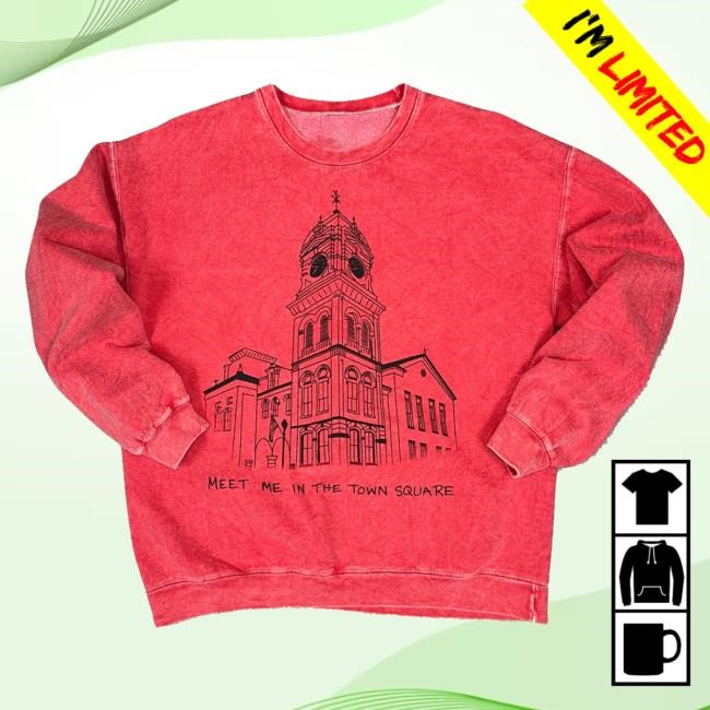 Blank Clo Merch Nina Dobrev Town Square Tee Shirt Blank Clo Merch Nina Dobrev Town Square Tee Shirt
