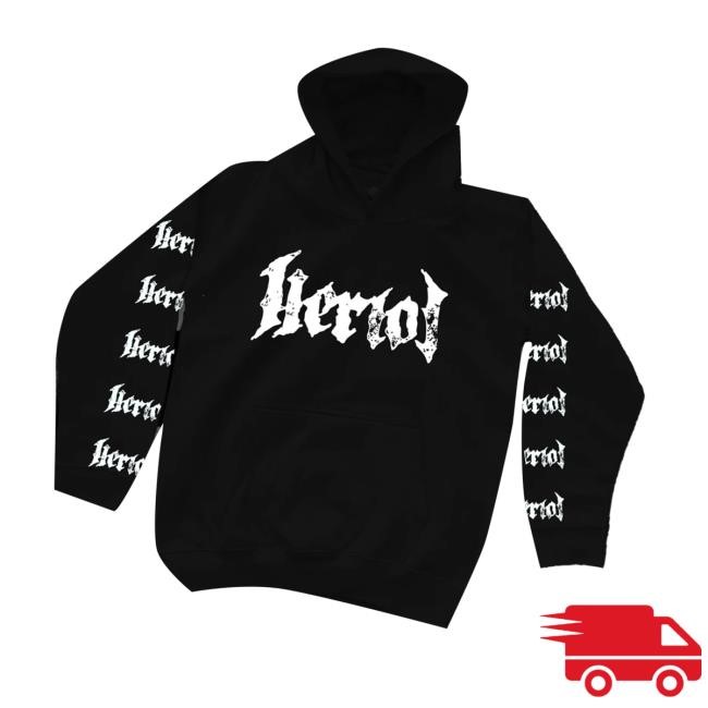 Heriotmetal Merch Black Logo Tee Shirt