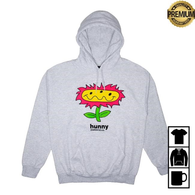 Downright Merch Shop Store Hunny Pink Flower Hoodie Sweatshirt