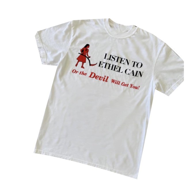 Ethel Cain Merch Shop Listen To Ethel Cain Or The Devil Will Get You T-Shirt