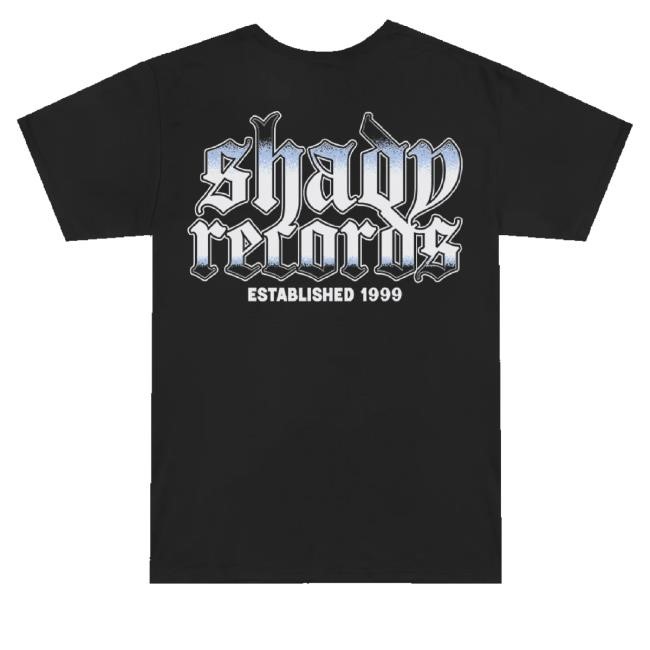 Trending Shady Records Merch Shady Records Chrome Logo T-Shirt, Hoodie, Tank Top, Sweater And Long Sleeve T-Shirt (Black)
