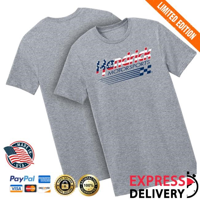 Hendrick Motorsports Store Merch Hendrick Motorsports Red White & Blue Logo Shirt, Hoodie, Sweater, Long Sleeve And Tank Top