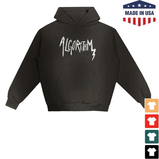 Algorithm Sketched Portrait Hooded Sweatshirt Lucky Daye Merch Store